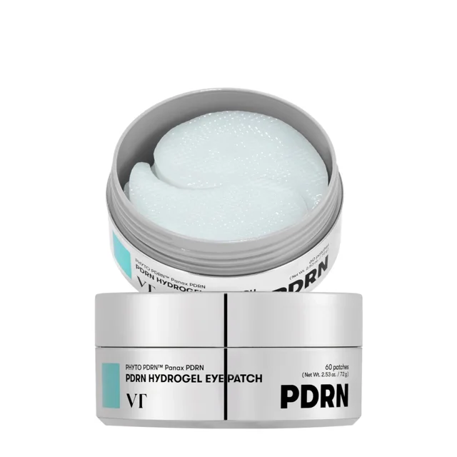 پچ زیر چشم آبرسان ضد چروک و روشن کننده PDRN وی تی کازمتیک 60 تایی اصل
